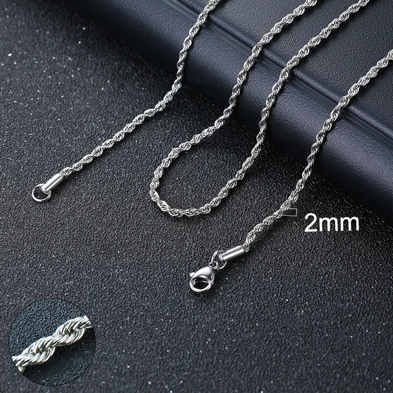 Cuban Chain Necklace for Men Women,Basic Punk Stainless Steel Curb Link Chain Chokers,Vintage Gold Color Solid Metal Collar